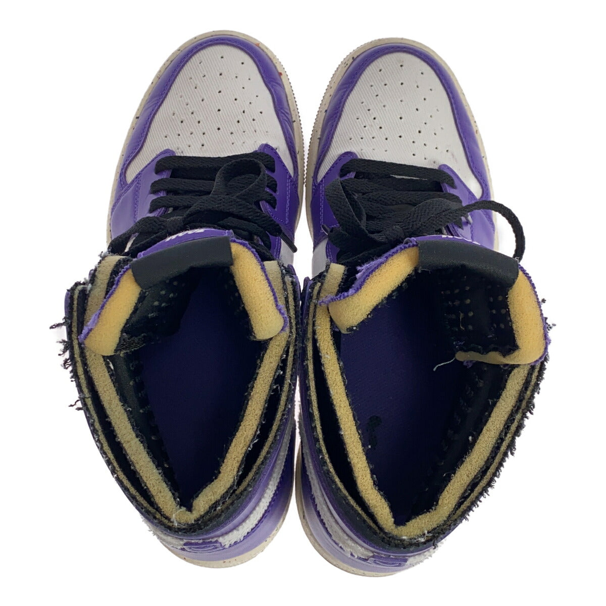 NIKE Air Jordan 1 Zoom Air CMFT Dark Iris Sneakers Size 27cm