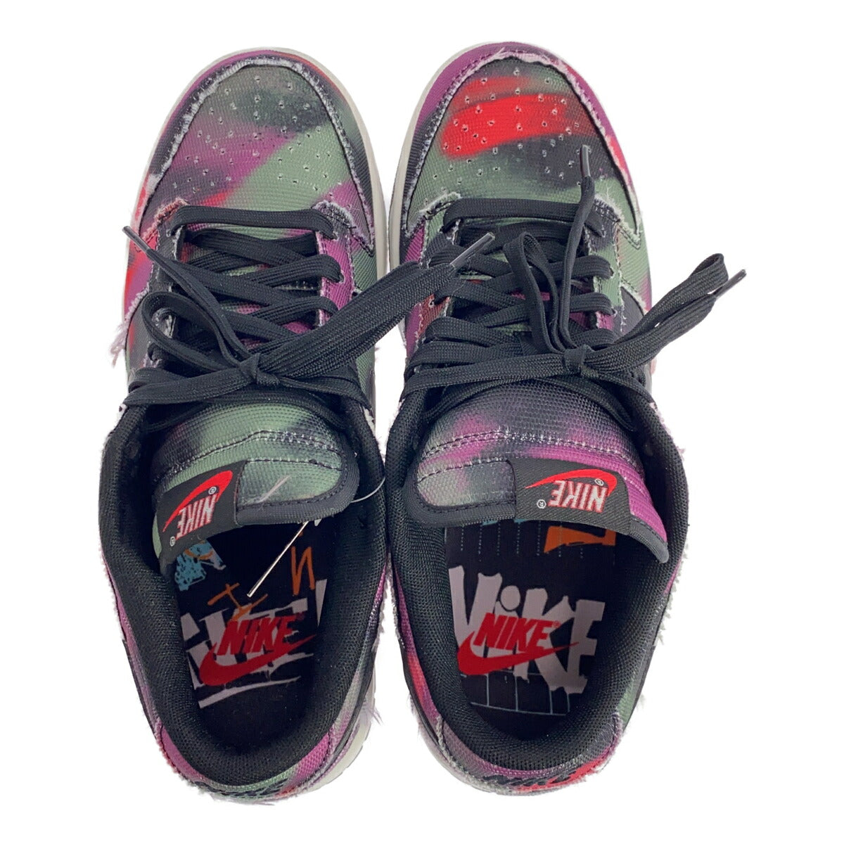 NIKE Dunk Low Retro PRM Graffiti Sneakers Size 26.5