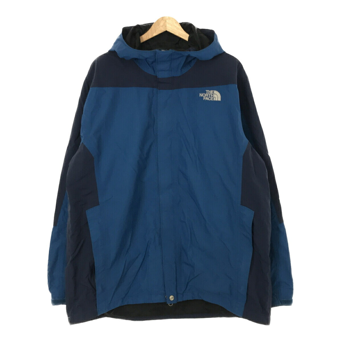 The North Face HYVENT Nylon Hoodie Blue Size XL