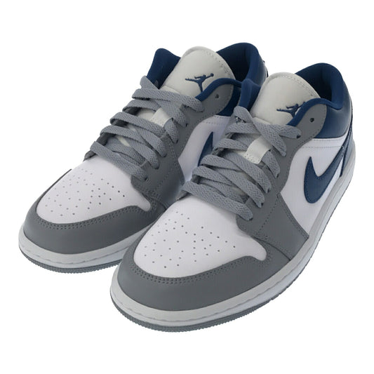 NIKE Air Jordan 1 Low Stealth French Blue Sneakers Size 27cm