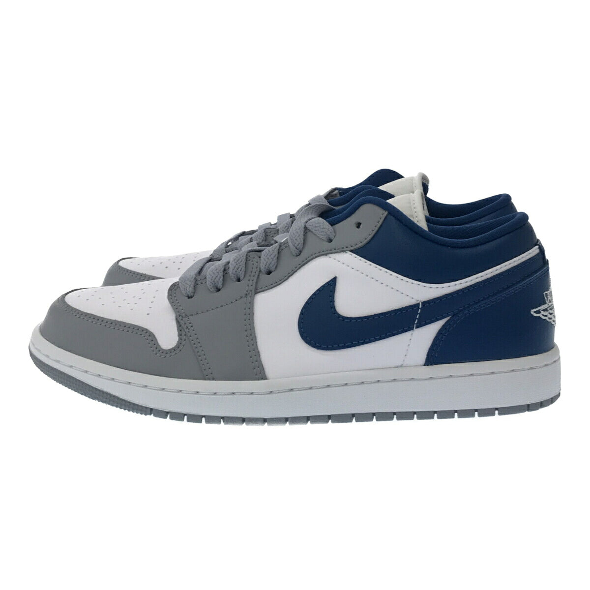NIKE Air Jordan 1 Low Stealth French Blue Sneakers Size 27cm