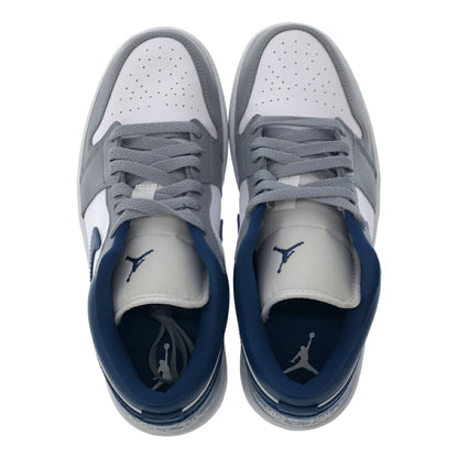NIKE Air Jordan 1 Low Stealth French Blue Sneakers Size 27cm