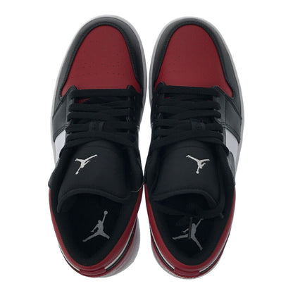 NIKE Air Jordan 1 Low Bred Toe Multi Color Sneakers Size 27cm