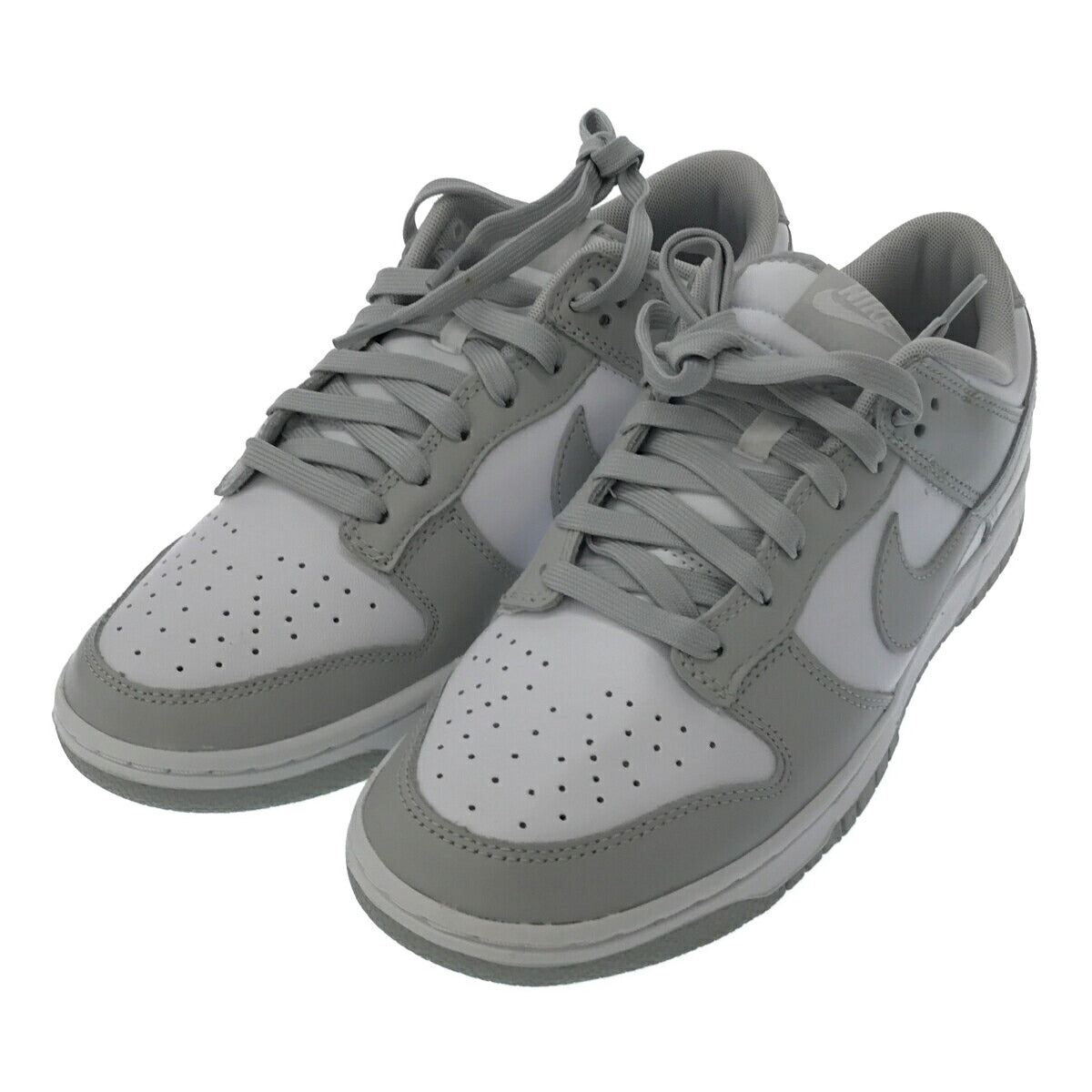 NIKE Dunk Low Retro Grey Fog Sneakers White Size 27cm
