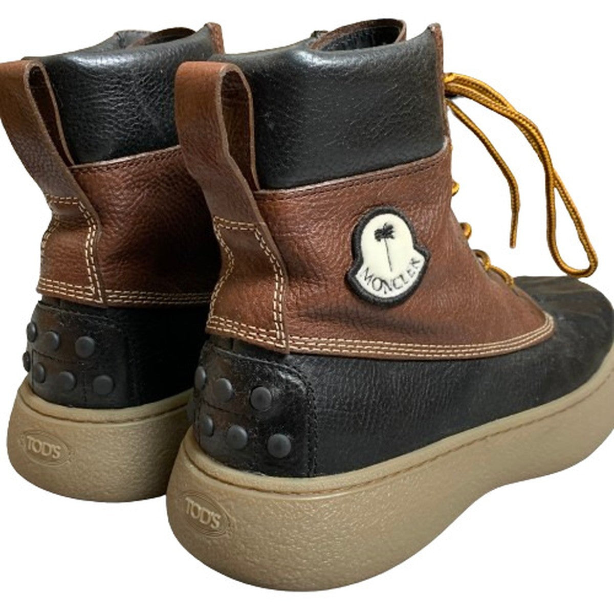 ITFQX TOD'S x MONCLER x Palm Angels Boots Brown Size 7