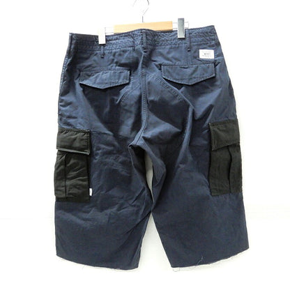 WTAPS 18SS JUNGLE CHOPPED Cargo Shorts Blue/Black Size 03