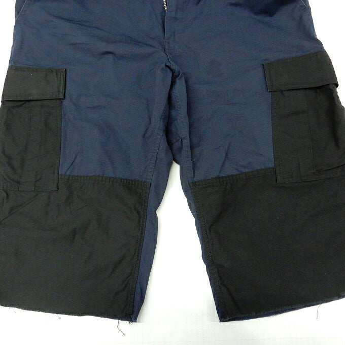 WTAPS 18SS JUNGLE CHOPPED Cargo Shorts Blue/Black Size 03