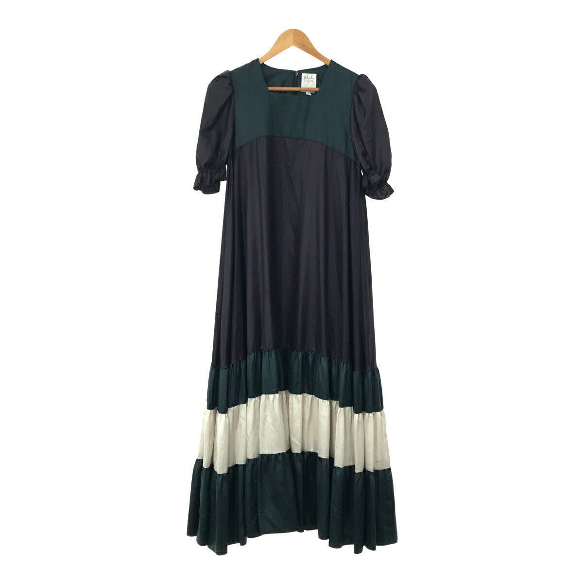 Rhodolirion Gathered Short Sleeve Dress Multi Size 0