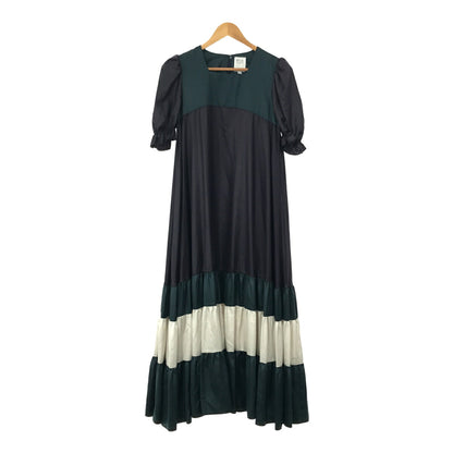 Rhodolirion Gathered Short Sleeve Dress Multi Size 0