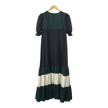 Rhodolirion Gathered Short Sleeve Dress Multi Size 0