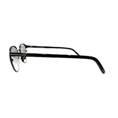 TOM FORD 22AW Black Browline Boston Shape Glasses Size 48