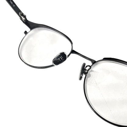 TOM FORD 22AW Black Browline Boston Shape Glasses Size 48