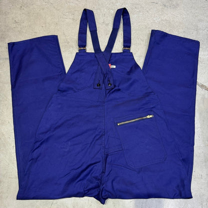 Adolphe Lafont 60s French Work Twill Overalls Size W40
