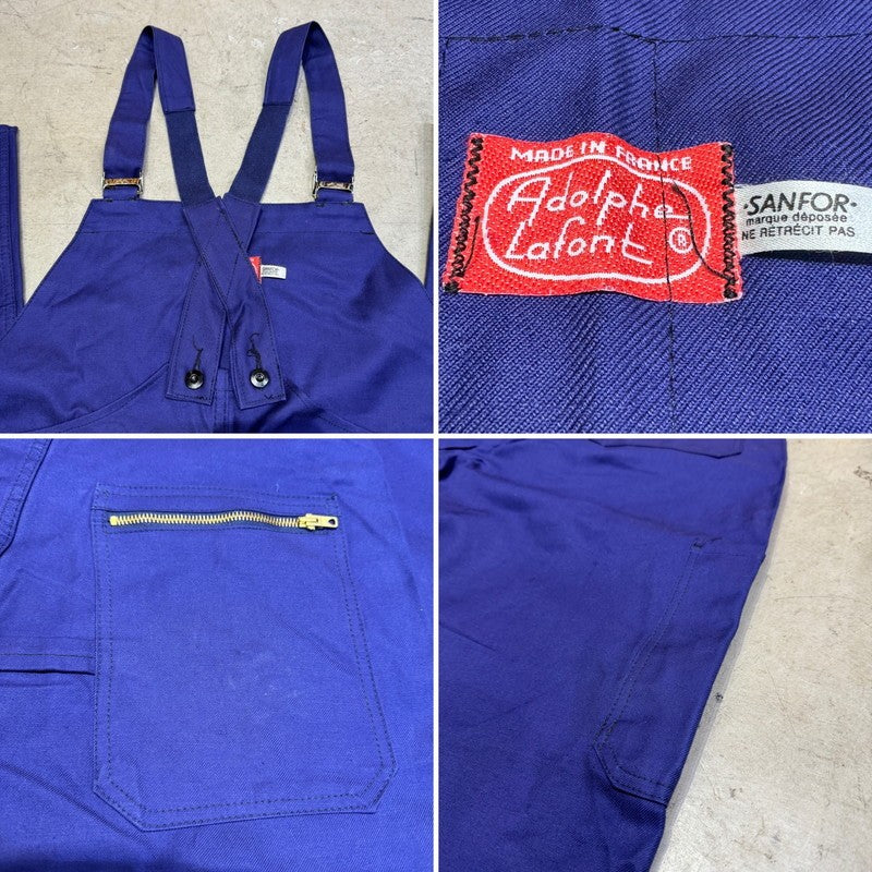 Adolphe Lafont 60s French Work Twill Overalls Size W40
