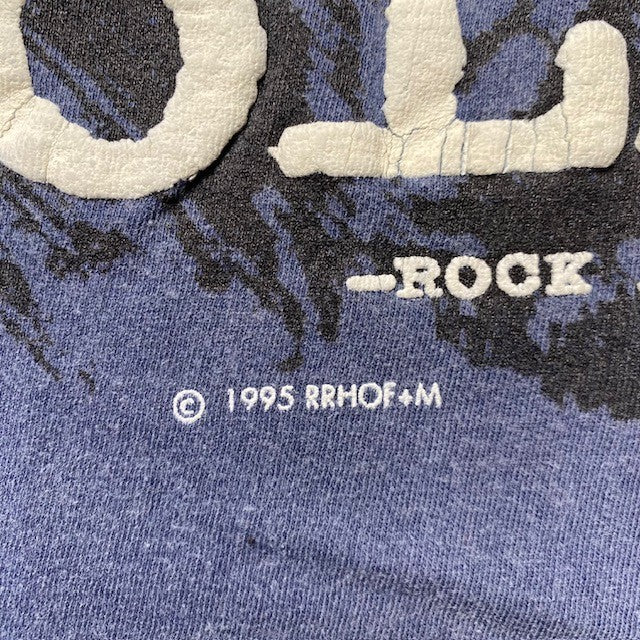 Vintage 90s R&R HOF Single Stitch T-Shirt Size L