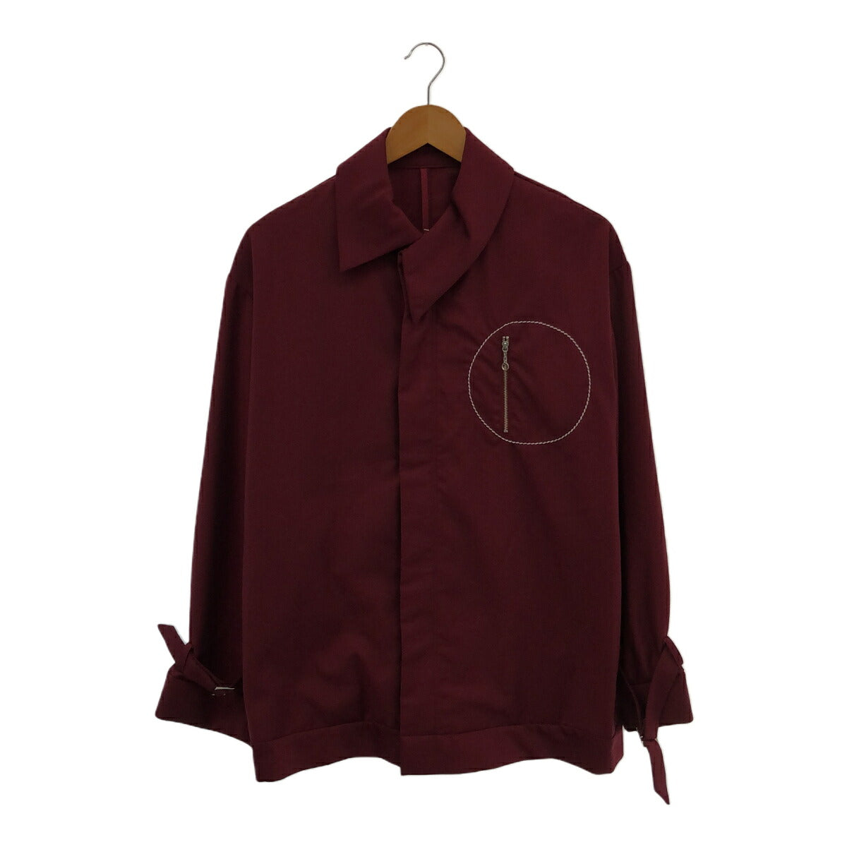 UNITED TOKYO Color Stitch Blouson Jacket Wine Red Size 2