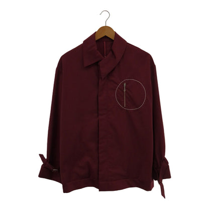 UNITED TOKYO Color Stitch Blouson Jacket Wine Red Size 2