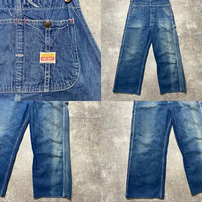 PAY DAY 50s Vintage PENNY'S Denim Overalls