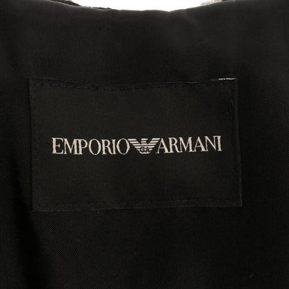 EMPORIO ARMANI 20AW Alpaca Blend Houndstooth Poncho Size 42