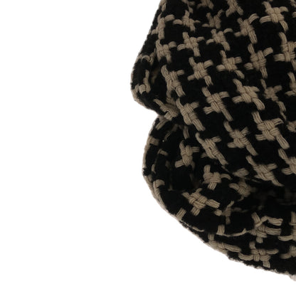 EMPORIO ARMANI 20AW Alpaca Blend Houndstooth Poncho Size 42