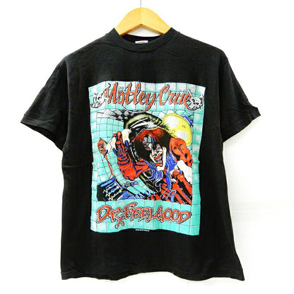 MOTLEY CROE 1989 DR. FEEL GOOD Black T-Shirt Size M
