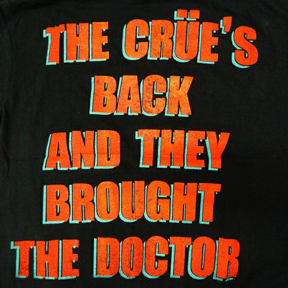MOTLEY CROE 1989 DR. FEEL GOOD Black T-Shirt Size M