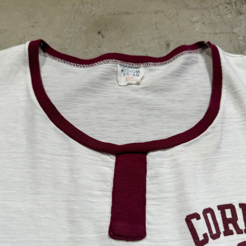 Champion 60's Chocochin Cornell Ringer T-Shirt USA Size M