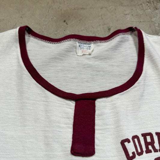 Champion 60's Chocochin Cornell Ringer T-Shirt USA Size M