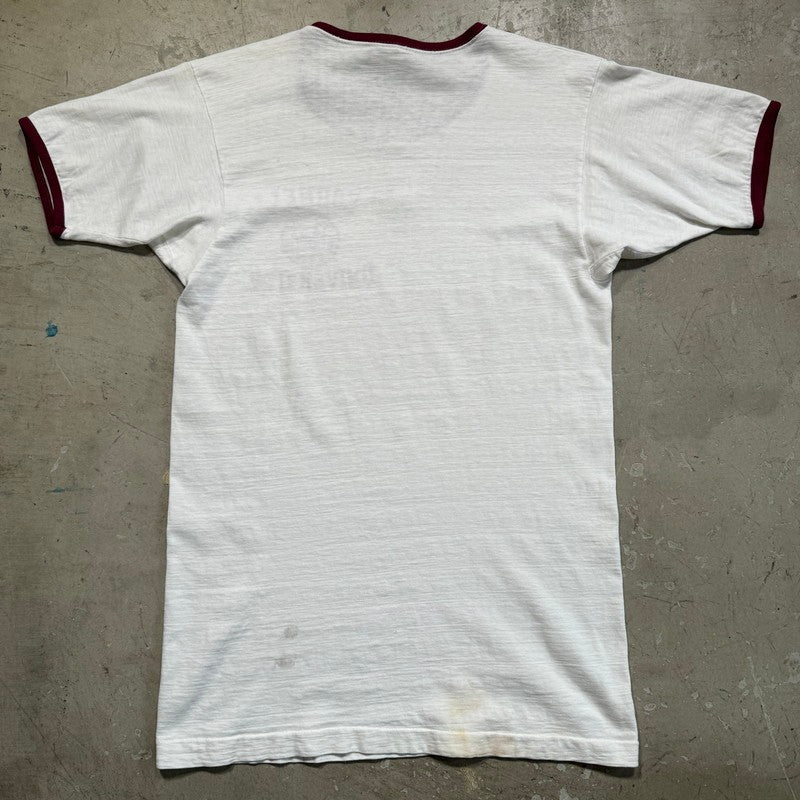 Champion 60's Chocochin Cornell Ringer T-Shirt USA Size M