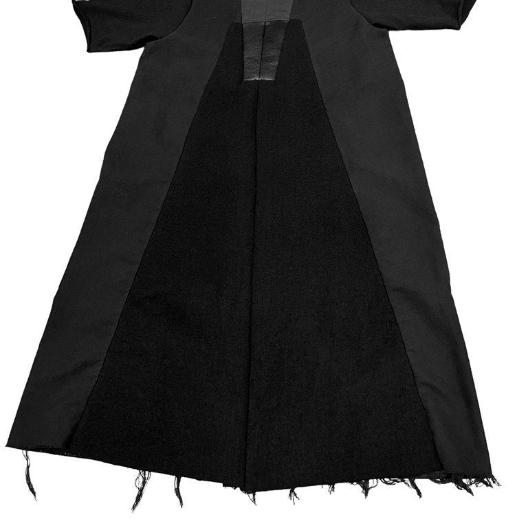 Rick Owens 23AW LUXOR Cotton Leather Patchwork Coat Size S