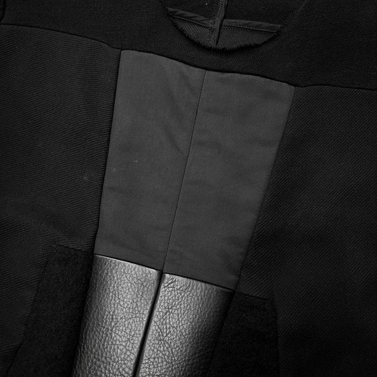 Rick Owens 23AW LUXOR Cotton Leather Patchwork Coat Size S