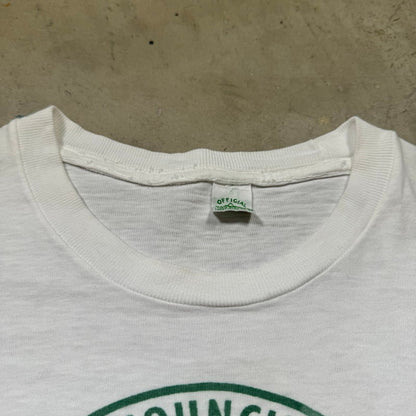 BOY SCOUT OF AMERICA 50s Vintage Staff T-Shirt White Size L