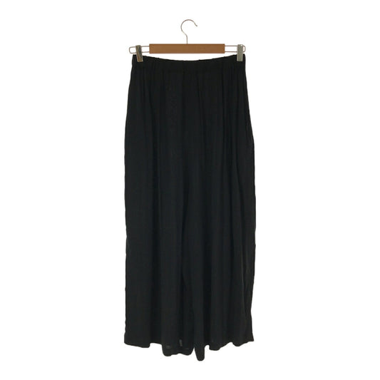 mizuiro ind High Waist Wide Easy Pants Rayon Black Size 2