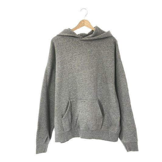 FEAR OF GOD ESSENTIALS Gray Back Print Hoodie Size M