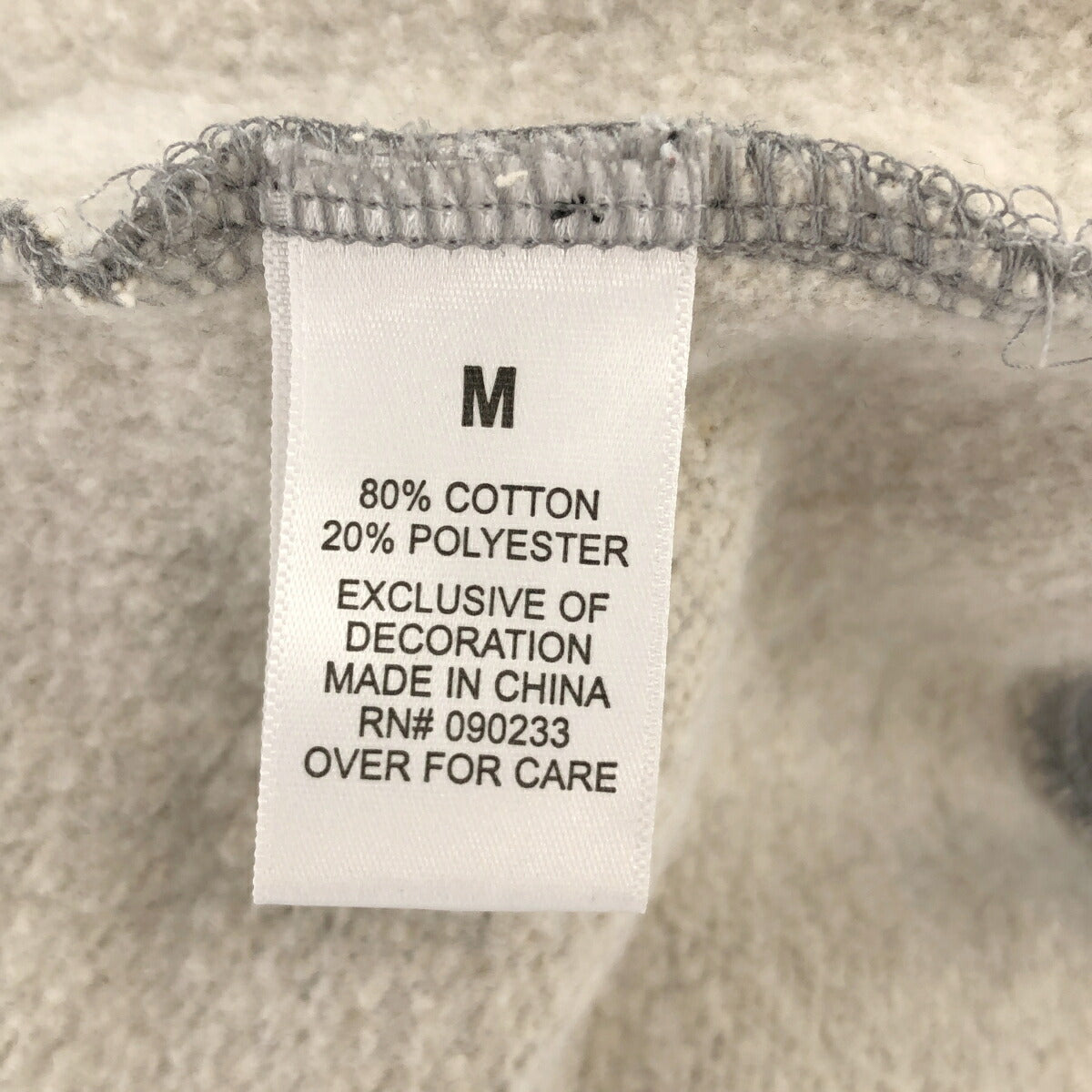 FEAR OF GOD ESSENTIALS Gray Back Print Hoodie Size M