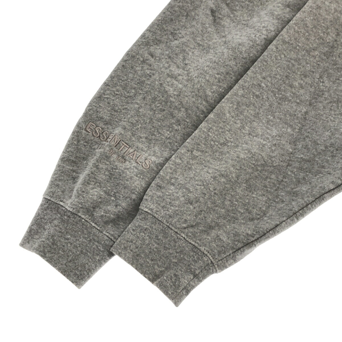FEAR OF GOD ESSENTIALS Gray Back Print Hoodie Size M