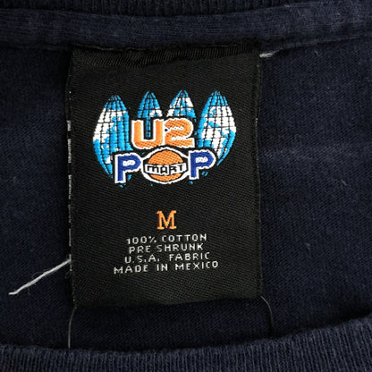 POP MART U2 90s World Tour Navy T-Shirt Size M