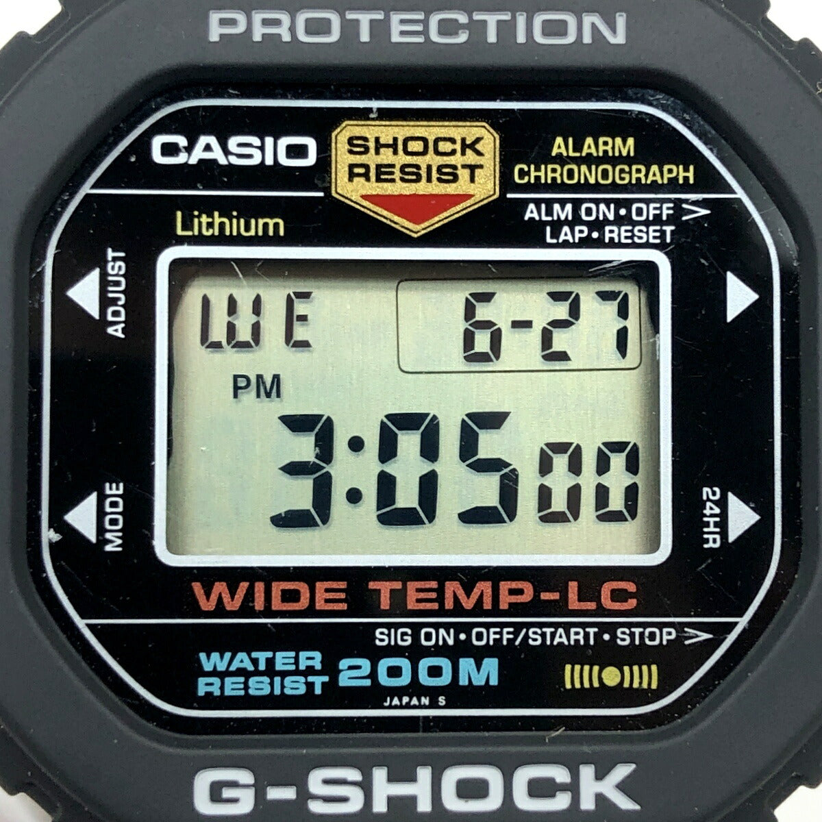 G-SHOCK WW-5300C-1 1984 Vintage Watch Size ONE SIZE
