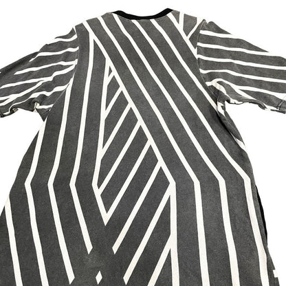 A.F Artefact Oversize Stripe Short Sleeve Sweatshirt Size M