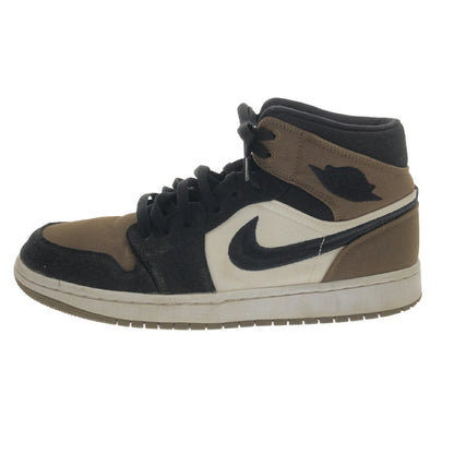 Nike WMNS Air Jordan 1 Mid SE OLIVE TOE Sneakers Size 28cm