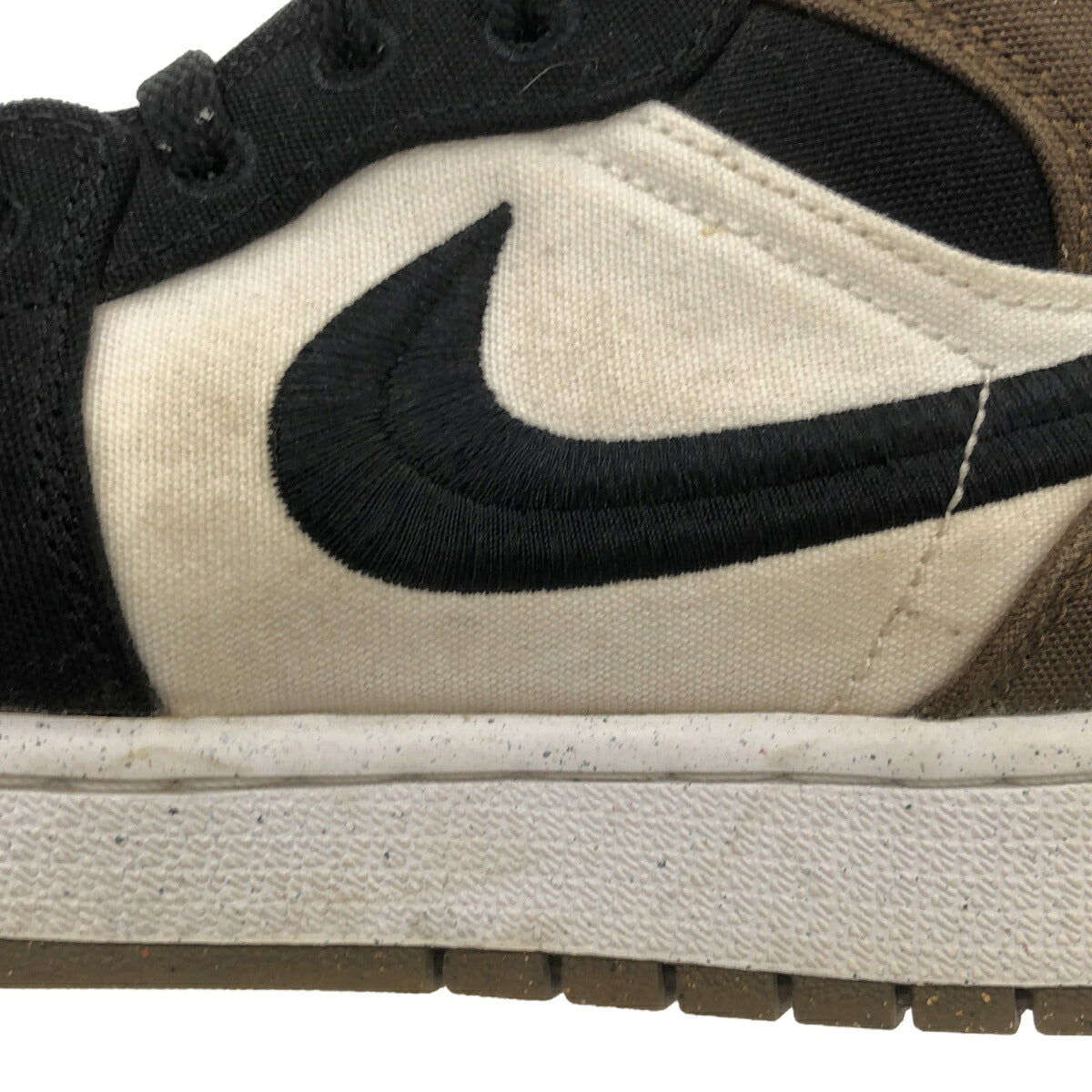 Nike WMNS Air Jordan 1 Mid SE OLIVE TOE Sneakers Size 28cm