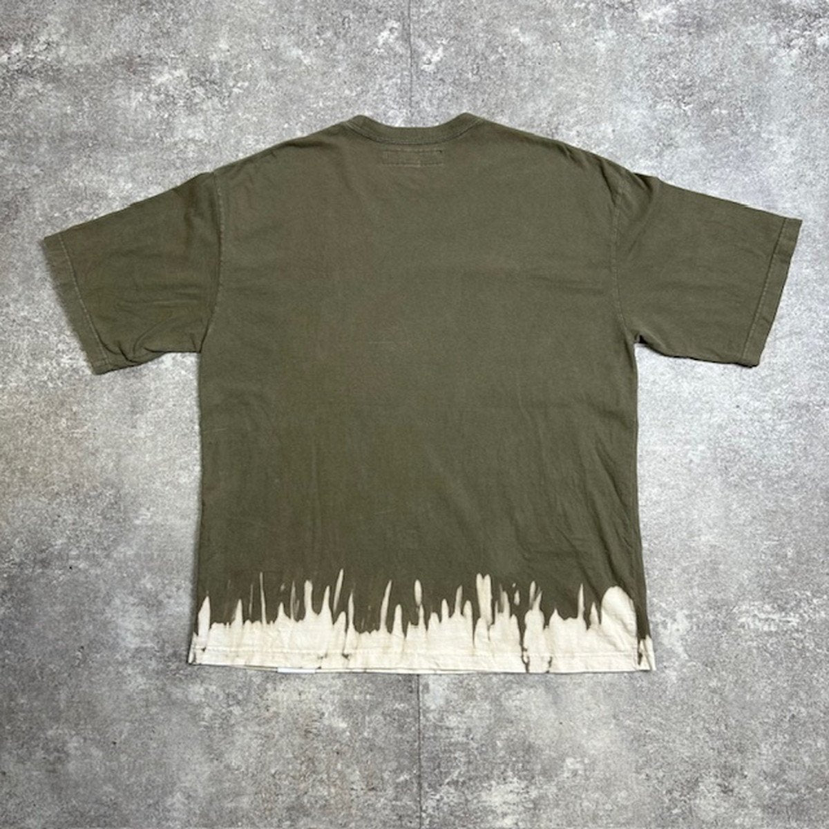 NEIGHBORHOOD Olive Savage Skull Motif T-Shirt Size L