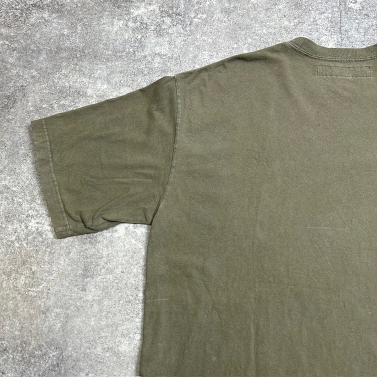 NEIGHBORHOOD Olive Savage Skull Motif T-Shirt Size L