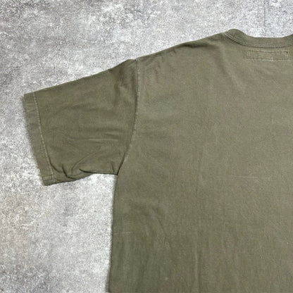 NEIGHBORHOOD Olive Savage Skull Motif T-Shirt Size L