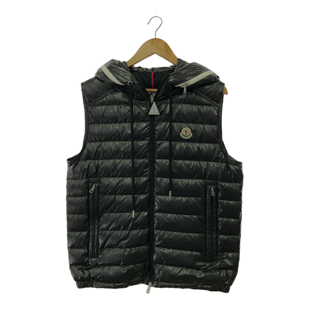 MONCLER AKIAISHI GILET Hooded Light Down Vest Size 3