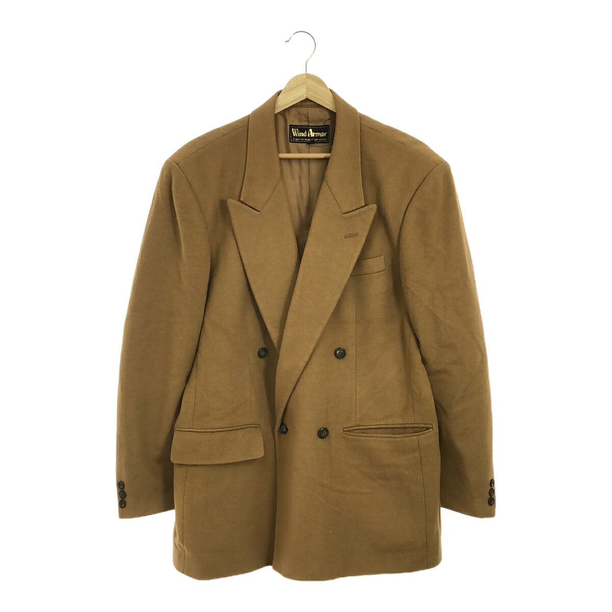 Wind Armor Cashmere Double-Breasted Jacket Size L