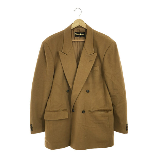 Wind Armor Cashmere Double-Breasted Jacket Size L