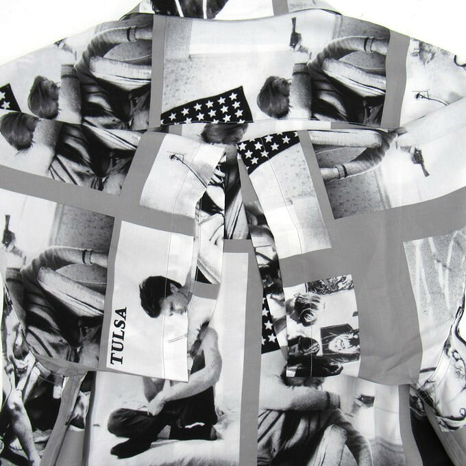 WACKO MARIA x Larry Clark "Tulsa" Hawaiian Shirt Gray Size M
