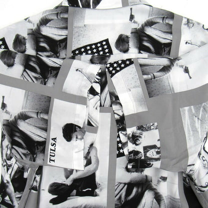 WACKO MARIA x Larry Clark "Tulsa" Hawaiian Shirt Gray Size M