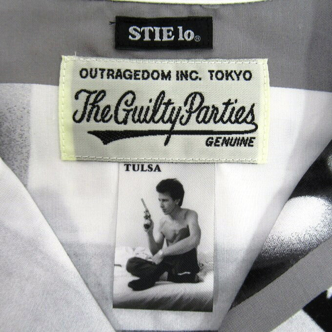 WACKO MARIA x Larry Clark "Tulsa" Hawaiian Shirt Gray Size M